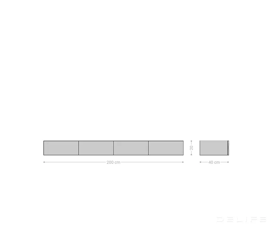 komoda new live edge, materijal: bagrem - slika 8