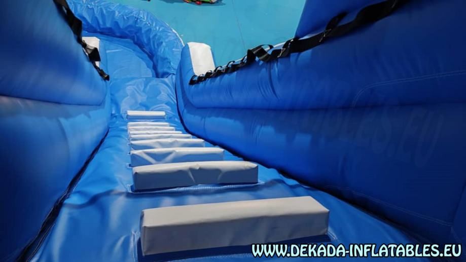 tobogan na napuhavanje s bazenom novi 8m x 4m - slika 5