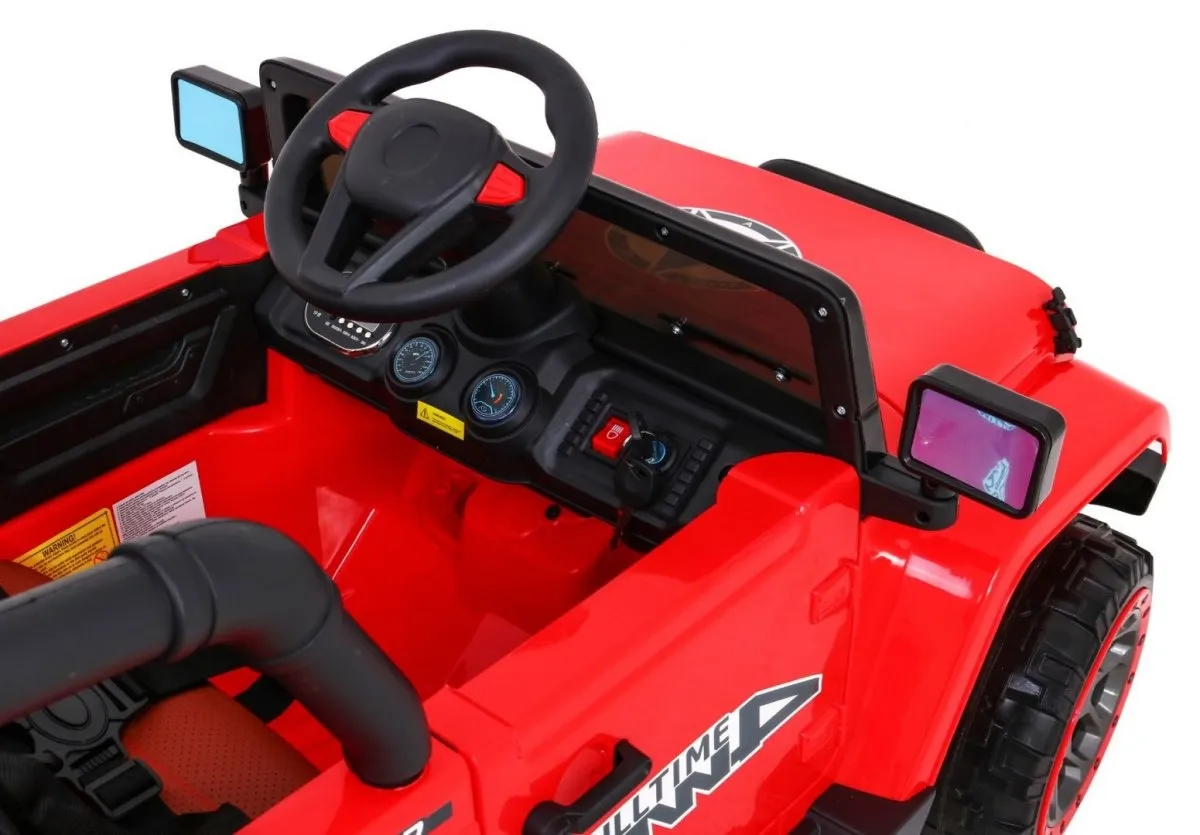 auto na akumulator full time 4wd 4x4 - crveni - slika 6