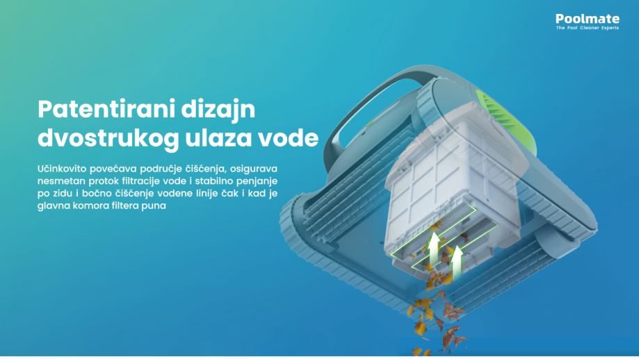 robotski čistač bazena dt b - slika 11
