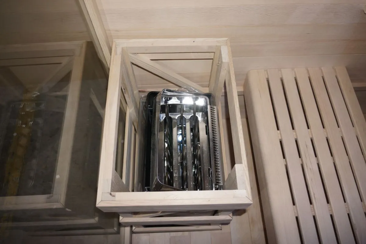 kombinirana sauna finska + infra full spectrum 200 x 150 x 200 - slika 14