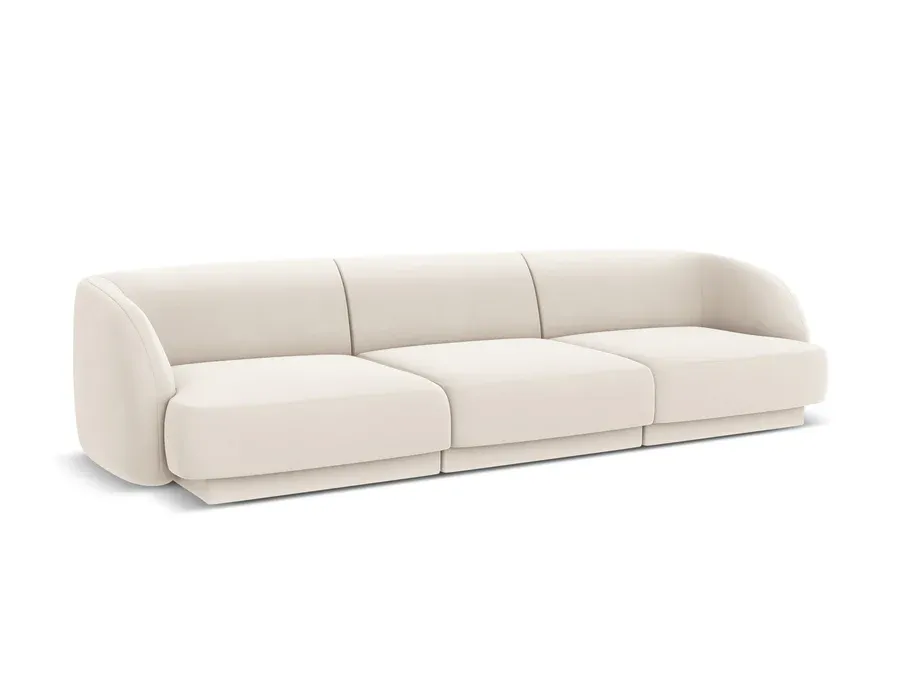 sofa miley 255x90cm, materijal: baršun - slika 2