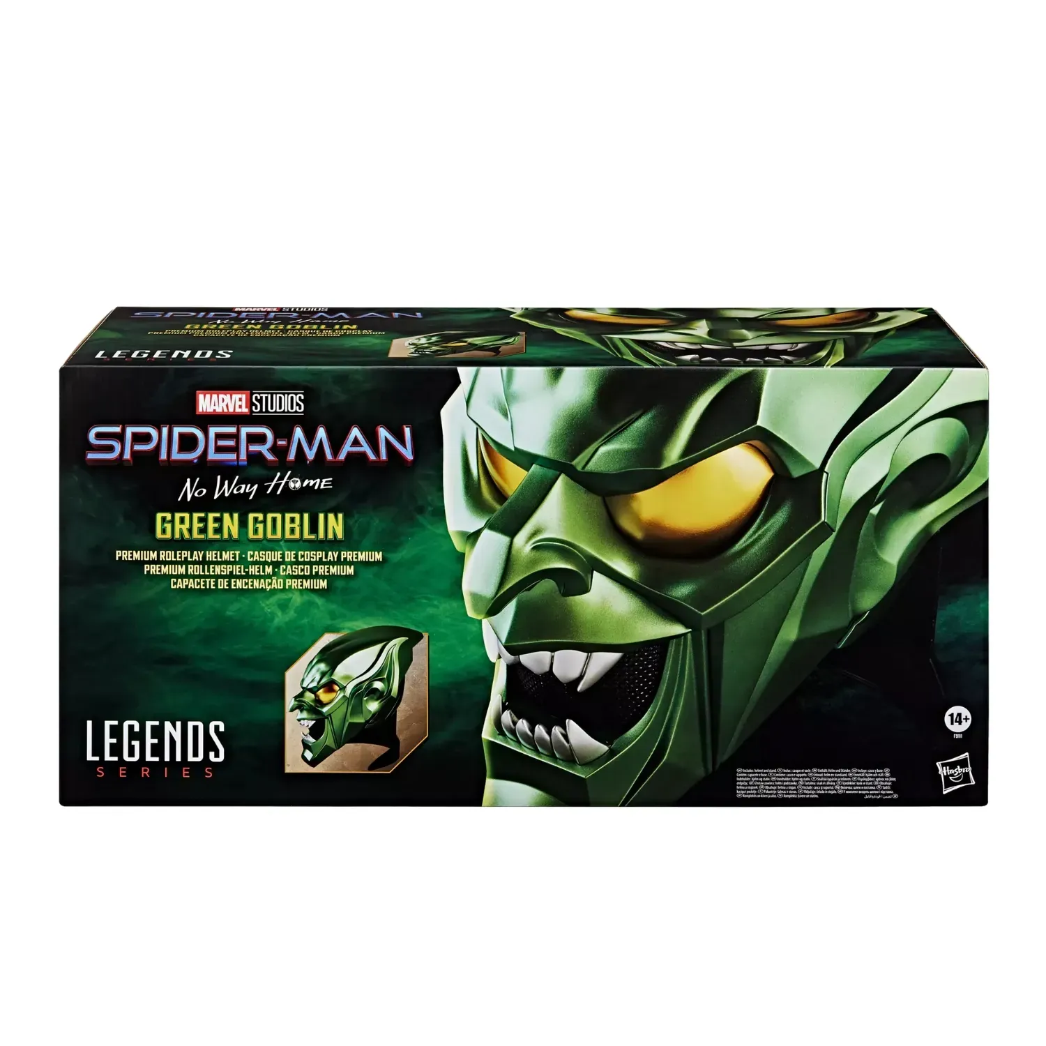 marvel legends series – green goblin premium roleplay helmet - slika 17