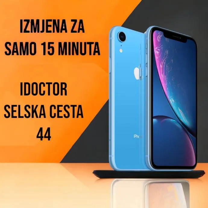 iPhone Xr ekran (lcd + staklo) - iDoctor - Selska cesta 44 - Zagreb