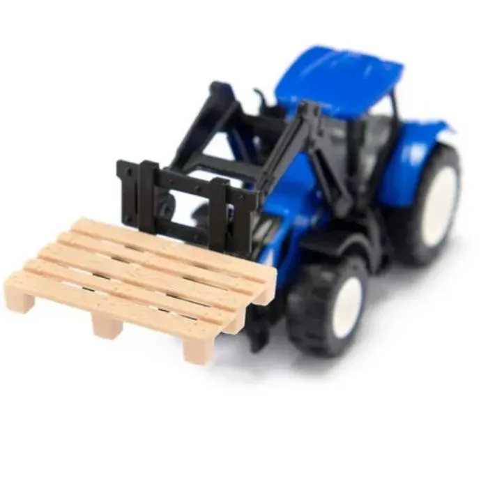 siku traktor new holland s vilicom za palete i paletom - slika 2