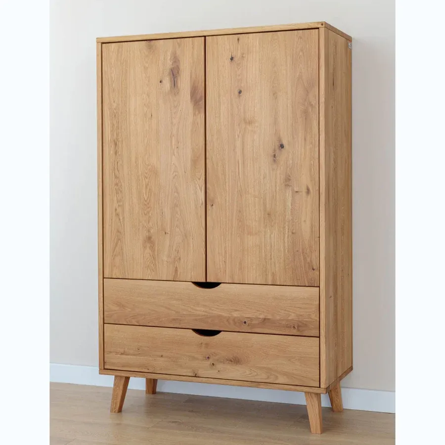 komoda simona 90x40 cm, materijal: masivno drvo hrast - slika 2