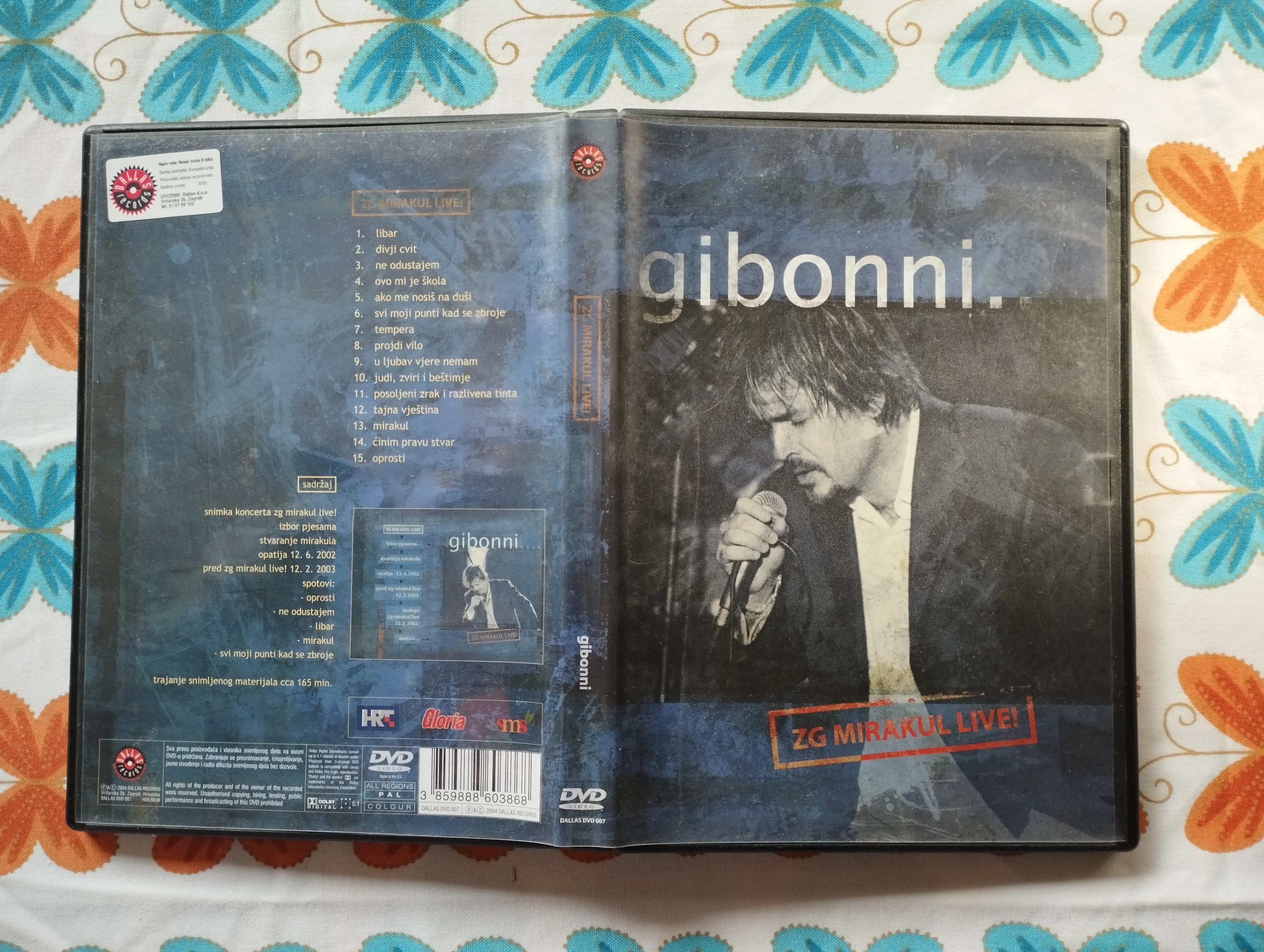 Gibonni - ZG Mirakul Live! DVD - Samobor