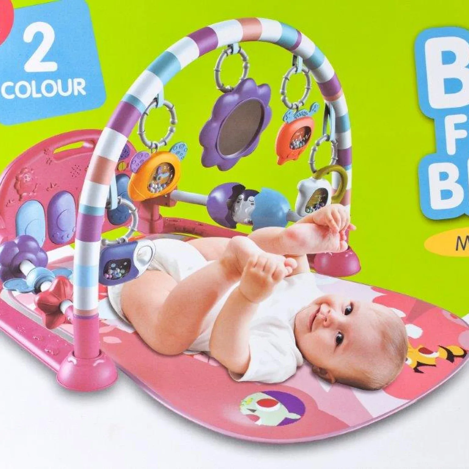 glazbena podloga za bebe roza - slika 6