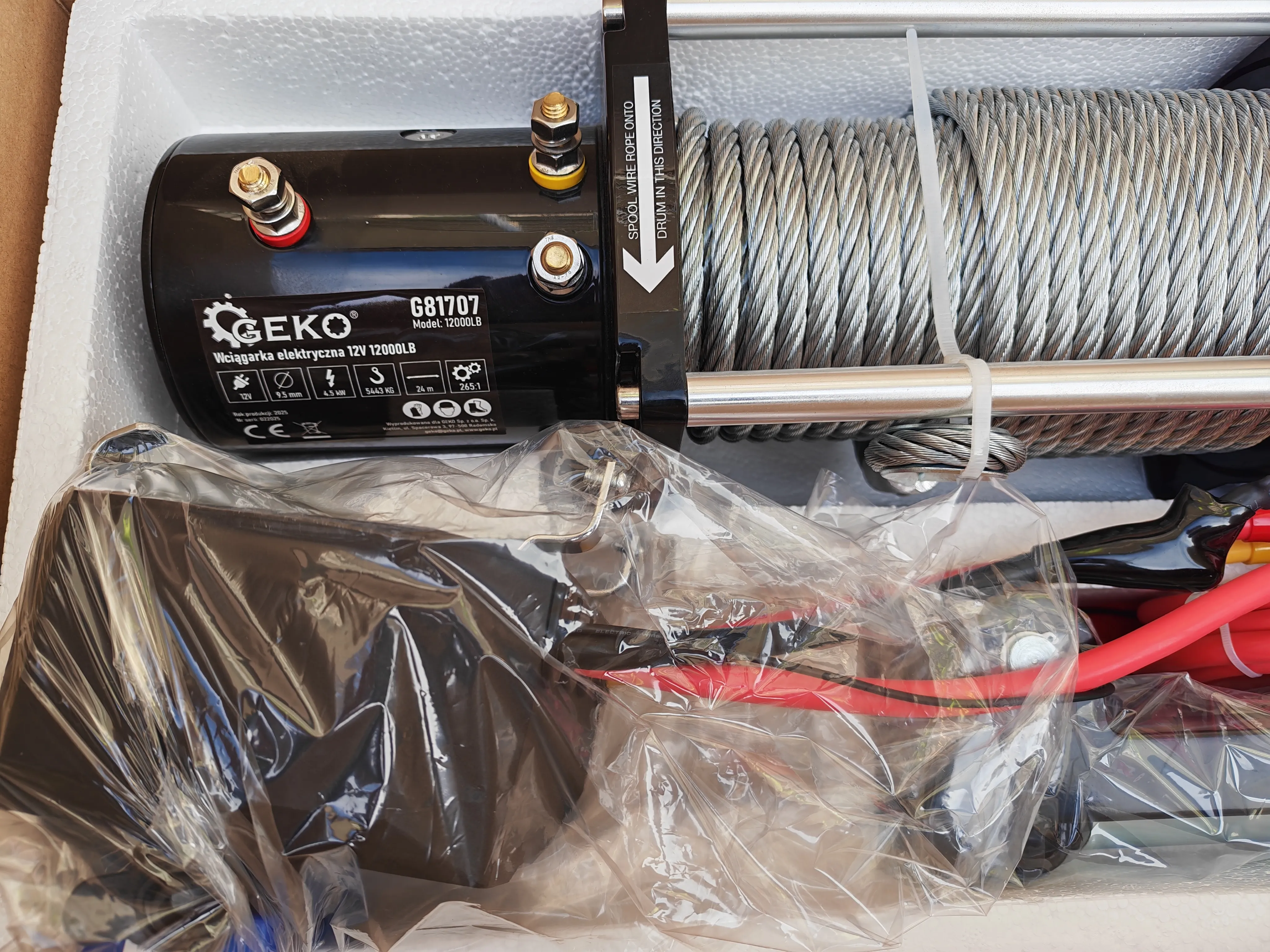 električno vitlo 12v 12000lb(5443 kg) novo račun garancija dostava !! - slika 14