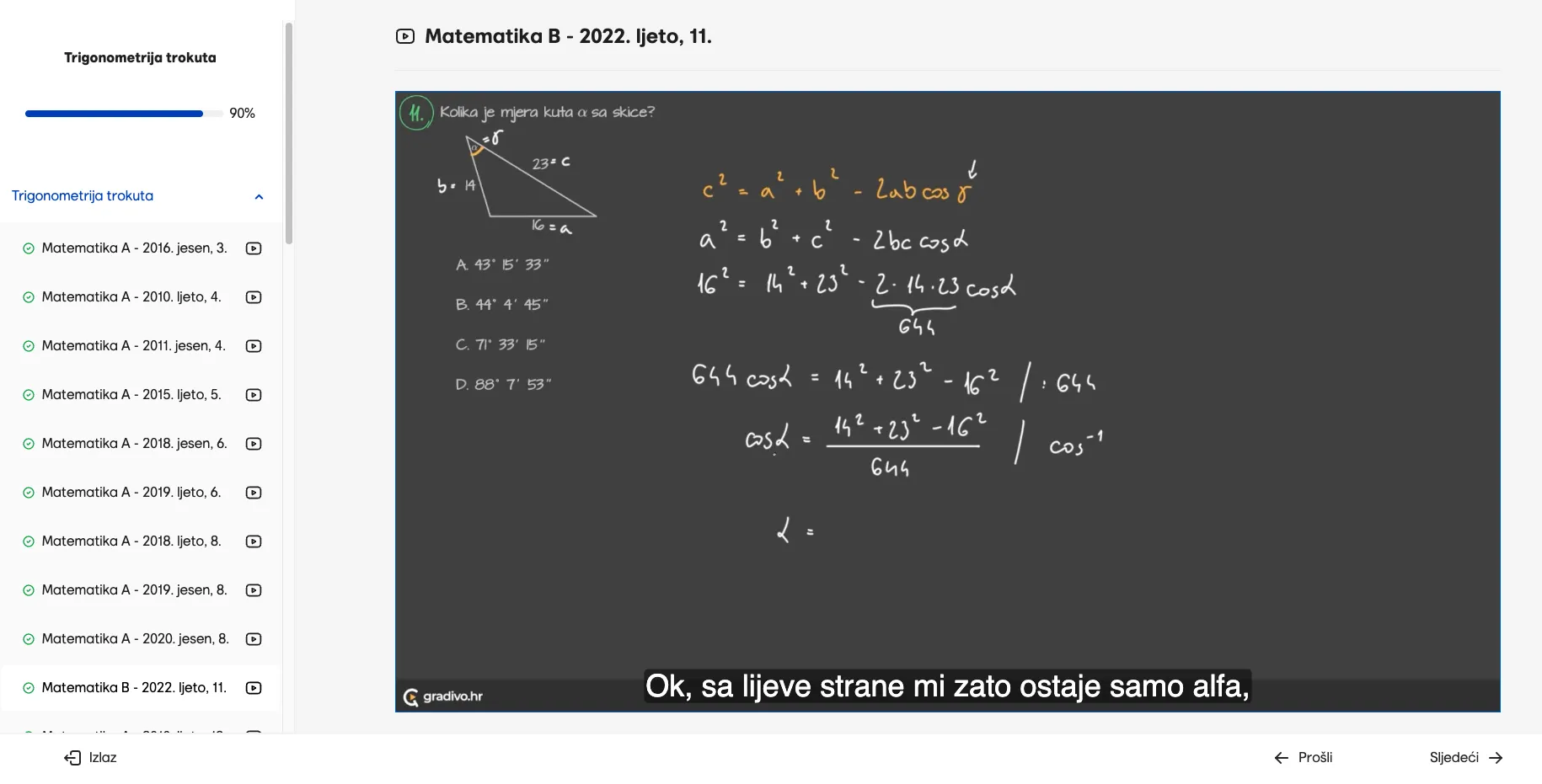 online instrukcije za 2. srednje | gradivo. hr - slika 7