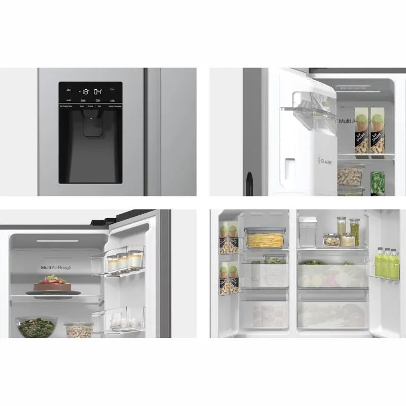 hisense side-by-side rsim535ace dozator vode/leda, nofrost - slika 22