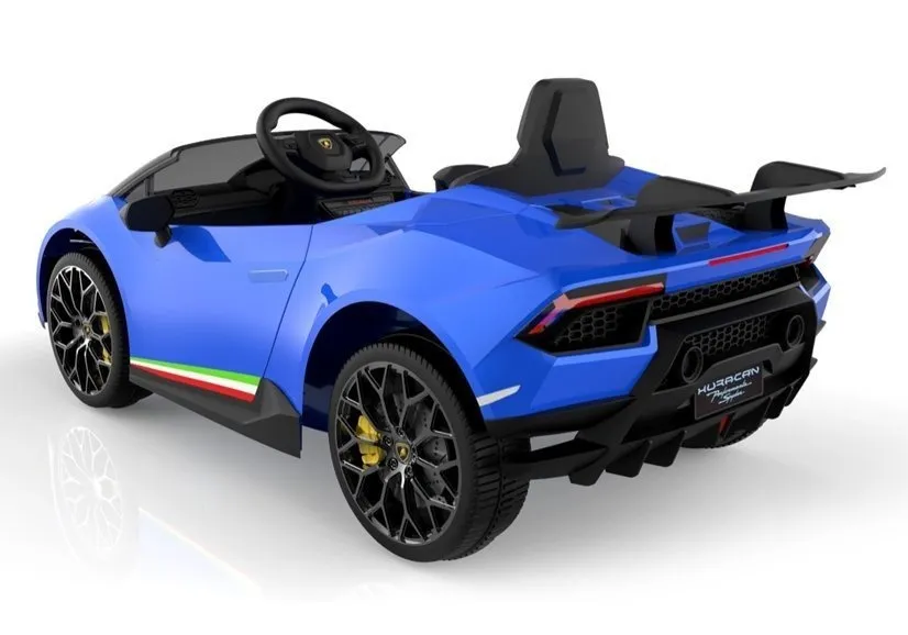 licencirani auto na akumulator lamborghini huracan 4x4 - plavi - slika 4