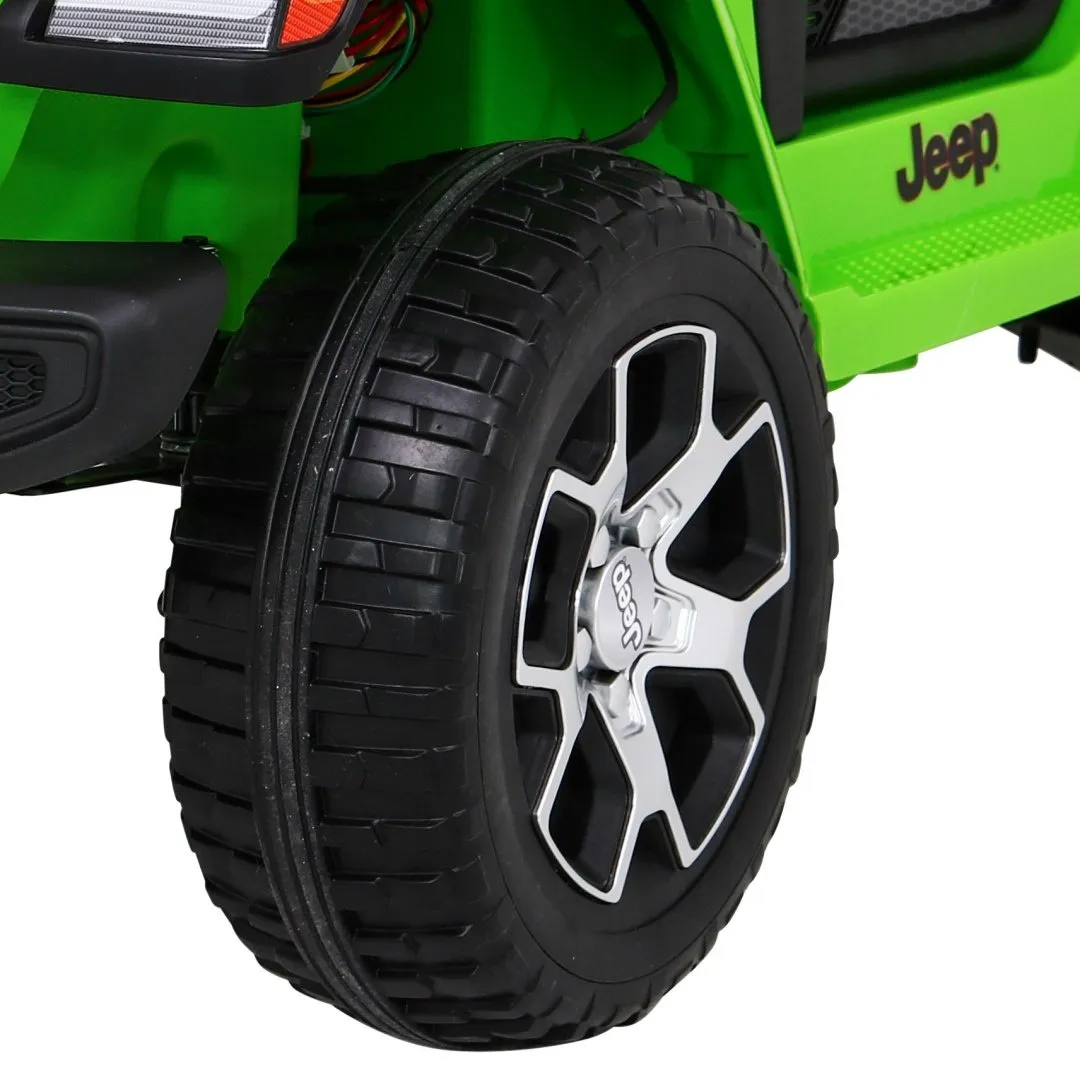 licencirani auto na akumulator jeep wrangler rubicon 4x4 - zeleni - slika 10