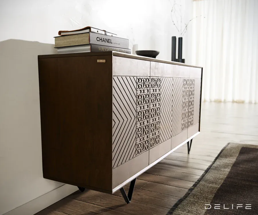 komoda manjula 145x40cm, materijal: mango - slika 5