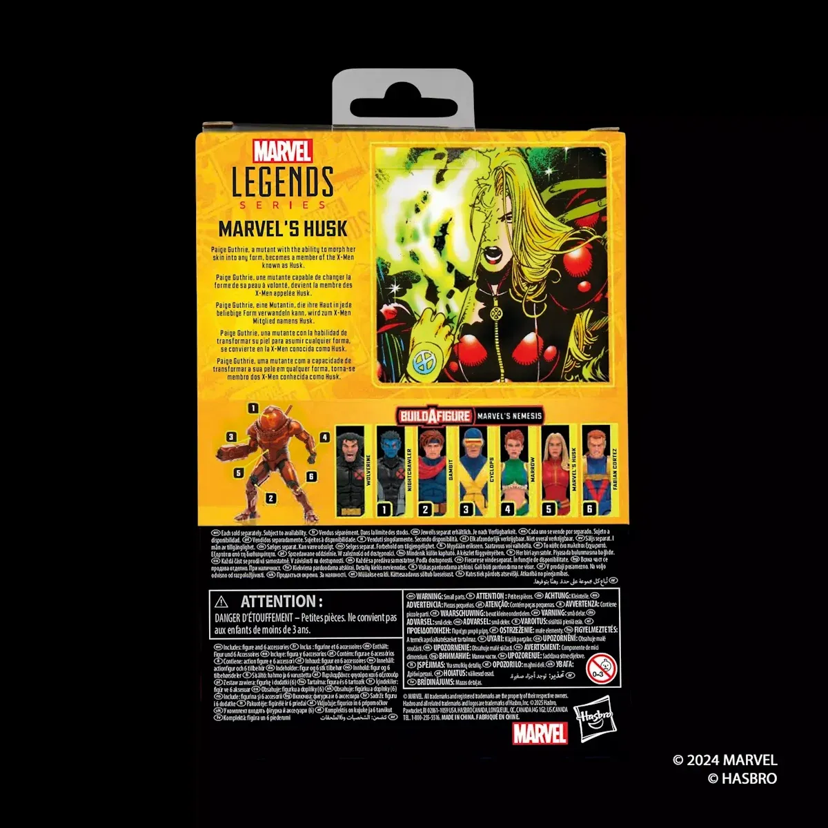 marvel legends series: x-men – marvel’s husk figura, 15cm - slika 10
