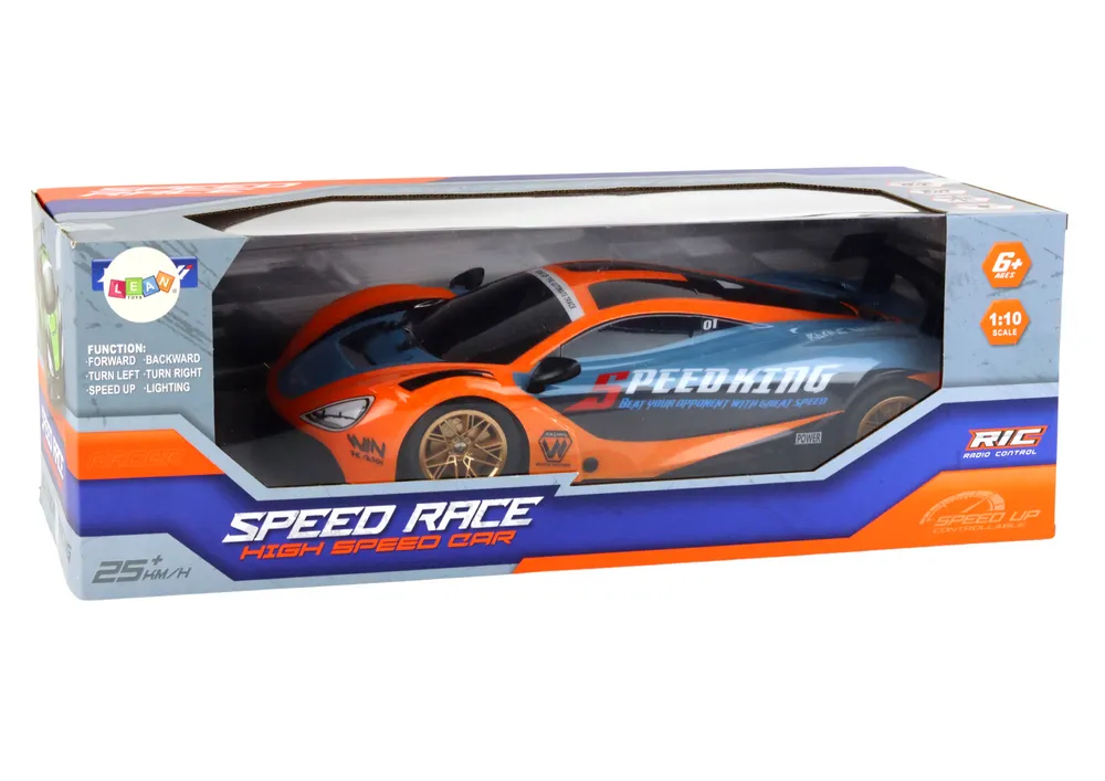auto na daljinsko upravljanje sports car 1:10 - narančasti - slika 3