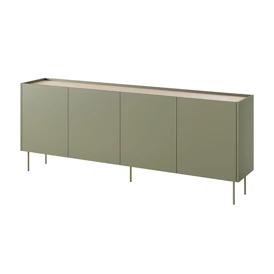 Komoda Desin 220cm, 4 vrata, Materijal: MDF - Čakovec