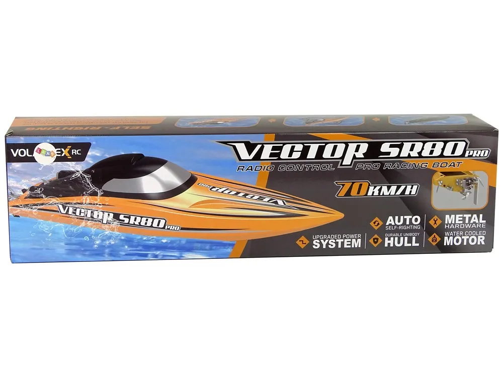 łódź motorboat r/c brushless artr sr 80 pro 74 km/h yellow - slika 9
