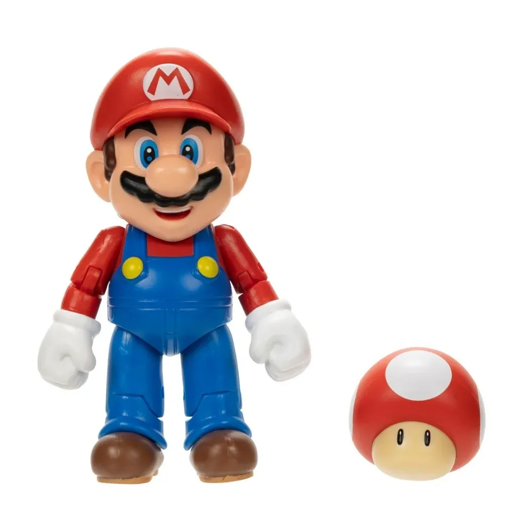 super mario bros – mario figurica, 10cm - slika 3