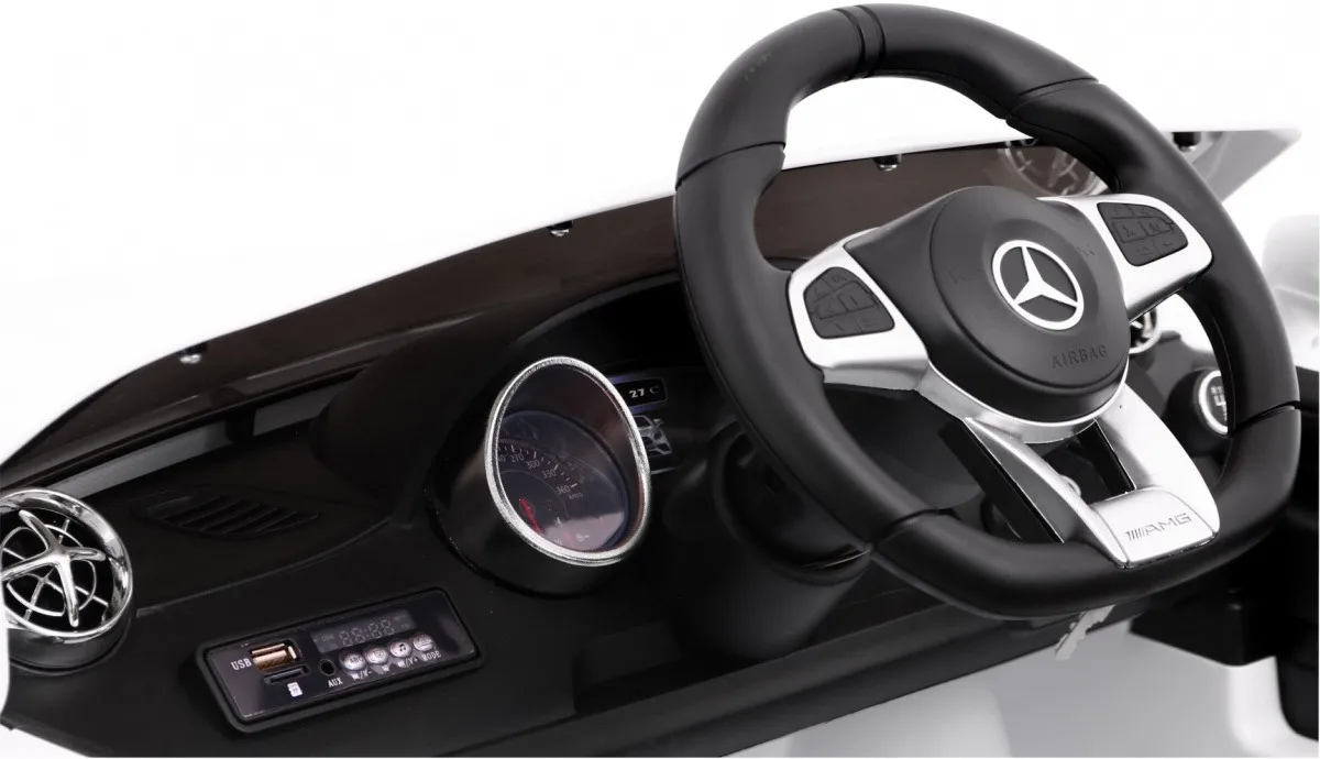 licencirani auto na akumultor mercedes amg sl65 - bijeli - slika 8