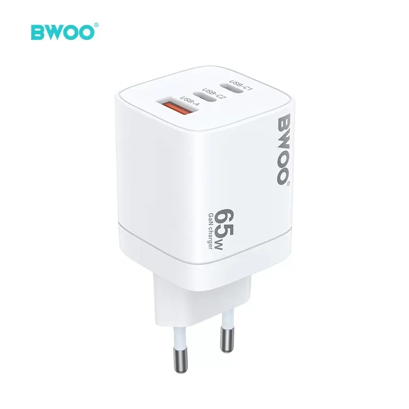 gan punjač pd 65w + qc 3.0 max bwoo otporan na vatru i plamen - slika 2