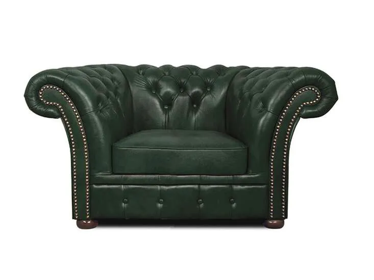 Chesterfield Fotelja Winfield Basic Leather | 1-sjedište - Ježdovec, Zagreb