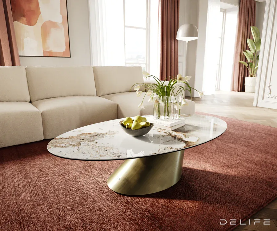 Klub stolić Edge 140x80cm, Materijal: Keramika Minas Melange - Čakovec