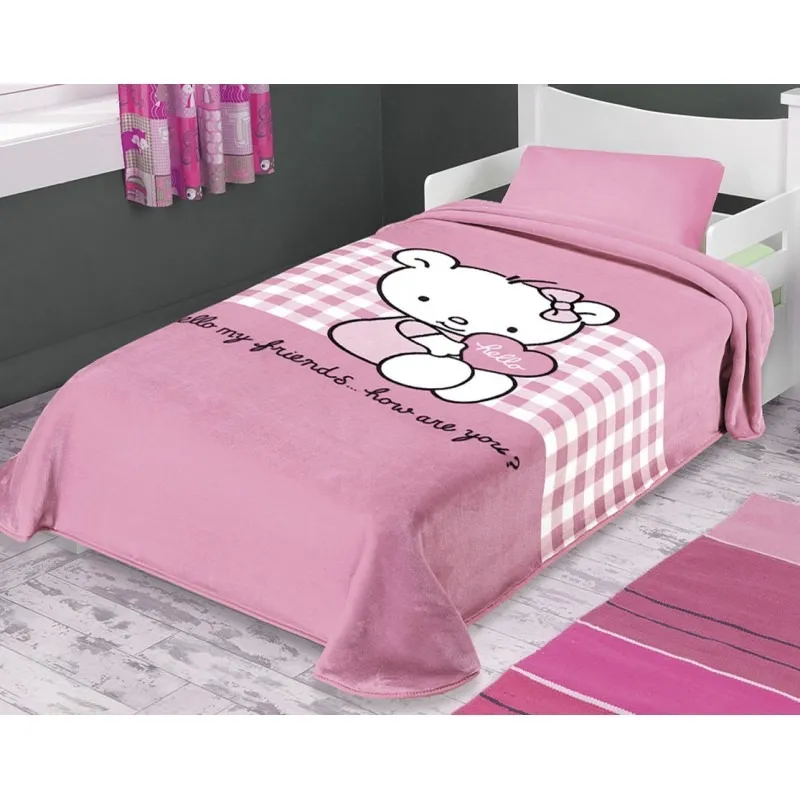 deka za djevojčice hello kitty 272 160x220 cm - slika 2