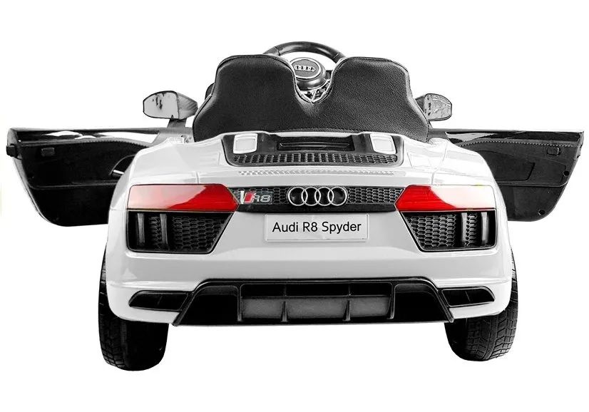 licencirani auto na akumulator audi r8 spyder - bijeli - slika 3