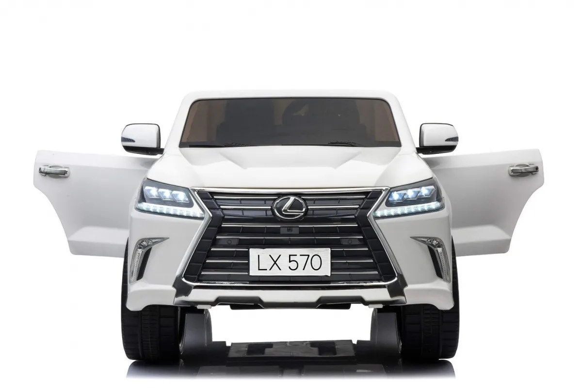 licencirani auto na akumulator lexus lx570 4x4 - dvosjed - bijeli - slika 5