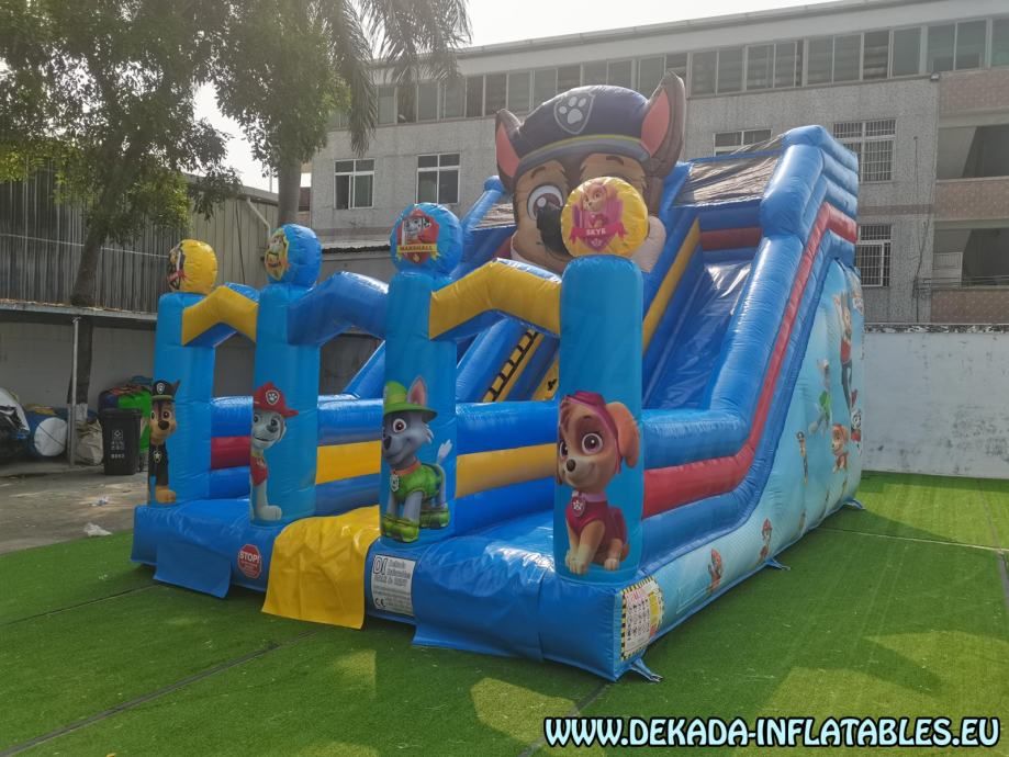 paw patrol operacija šapa tobogan na napuhavanje - 7m x 5m - slika 6