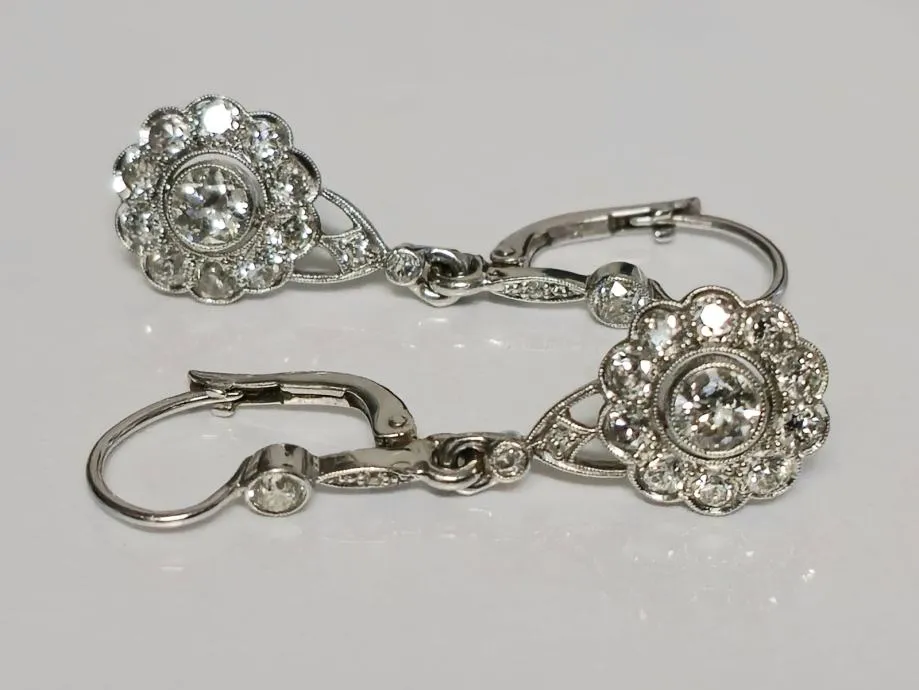 zlatne naušnice s dijamantima 1,40ct / r1, rate ! - slika 3