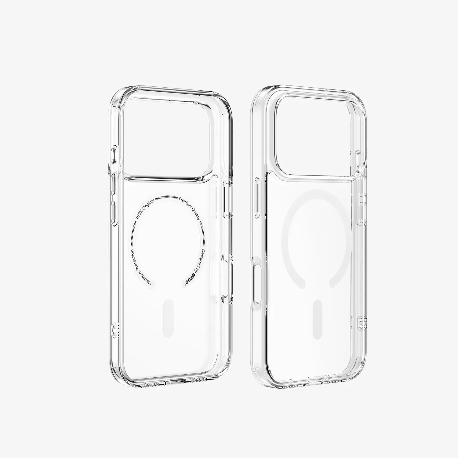 bwoo prozirna magnetska zaštitna maska za iphone 17 - slika 4