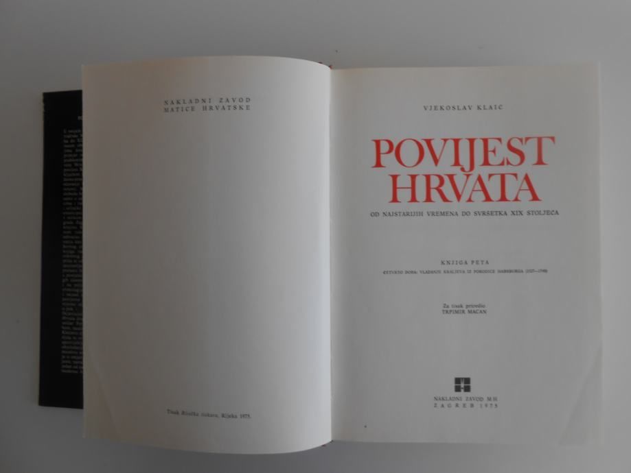 vjekoslav klaić - povijest hrvata 1,4,5 - slika 4