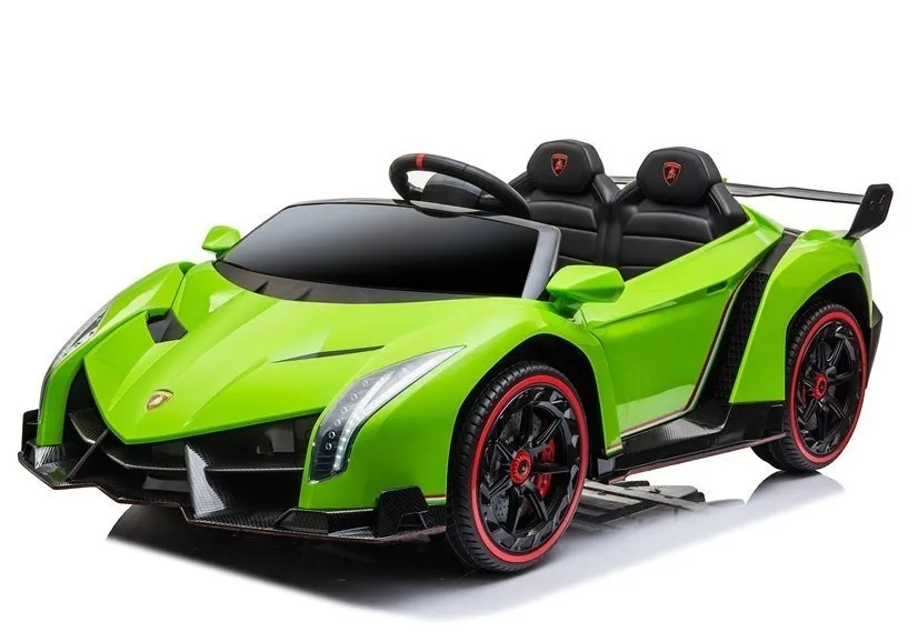 licencirani auto na akumulator lamborghini veneno 4x4 + mp4 - zeleni - slika 3
