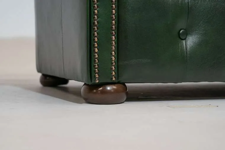 chesterfield dvosjed class leather | 2-sjedišta | cloudy green - slika 3