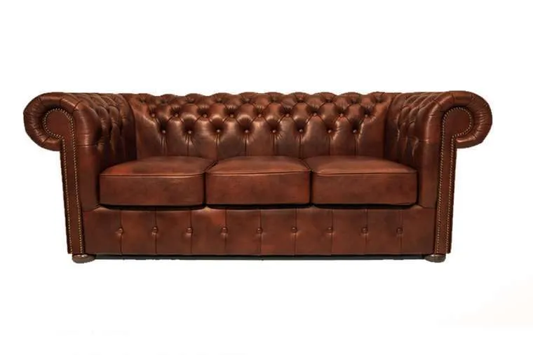 chesterfield trosjed class leather | 3-sjedišta - slika 1