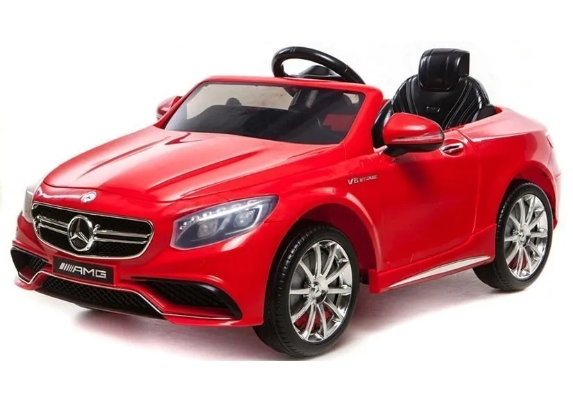 licencirani auto na akumulator mercedes s63 amg - crveni - slika 2