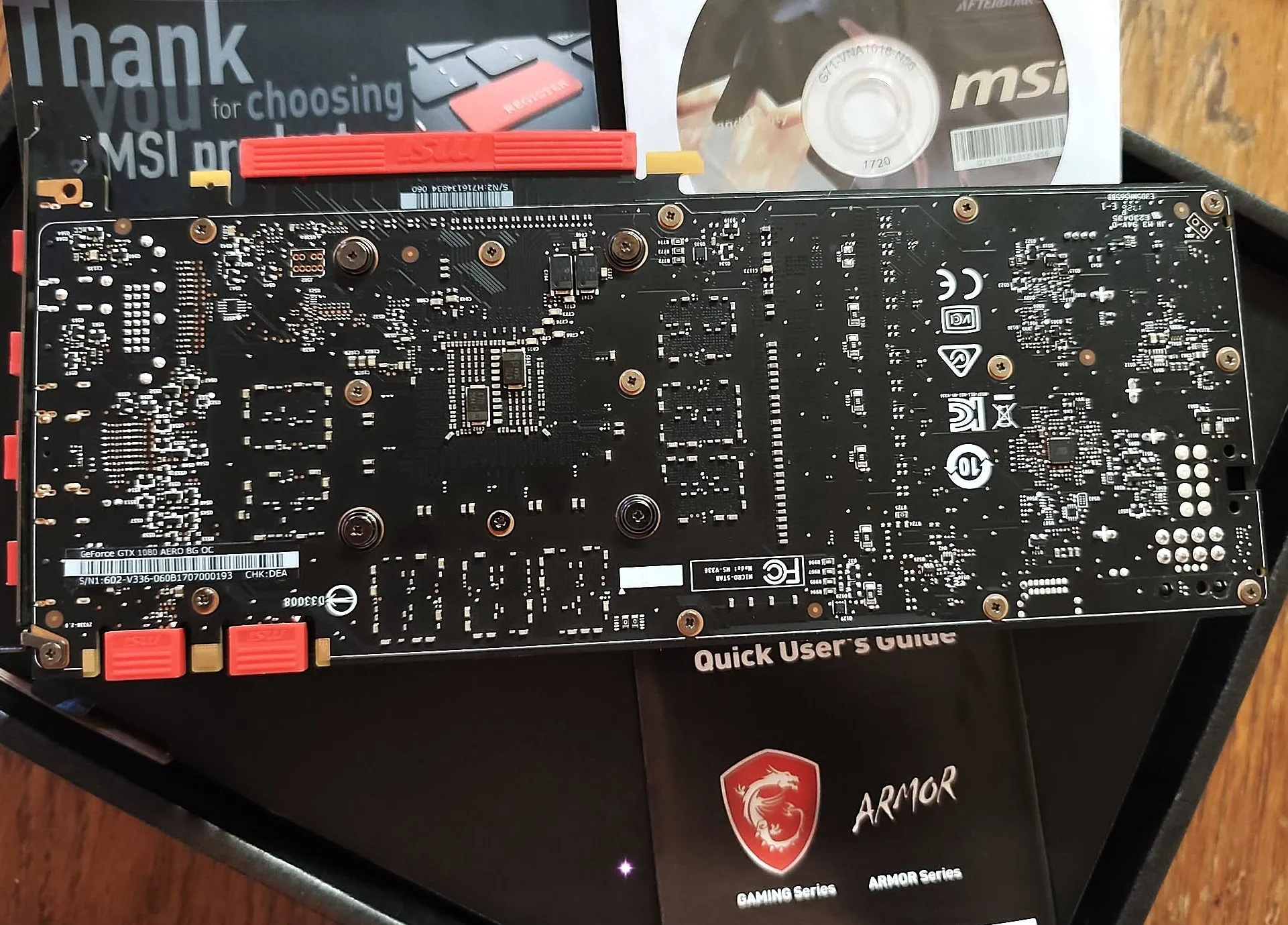 nvidia geforce gtx 1080 msi aero oc 8gb gddr5x - slika 2