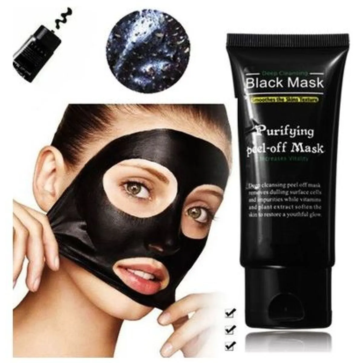 novo u ponudi - black mask - crna maska za lice - slika 5