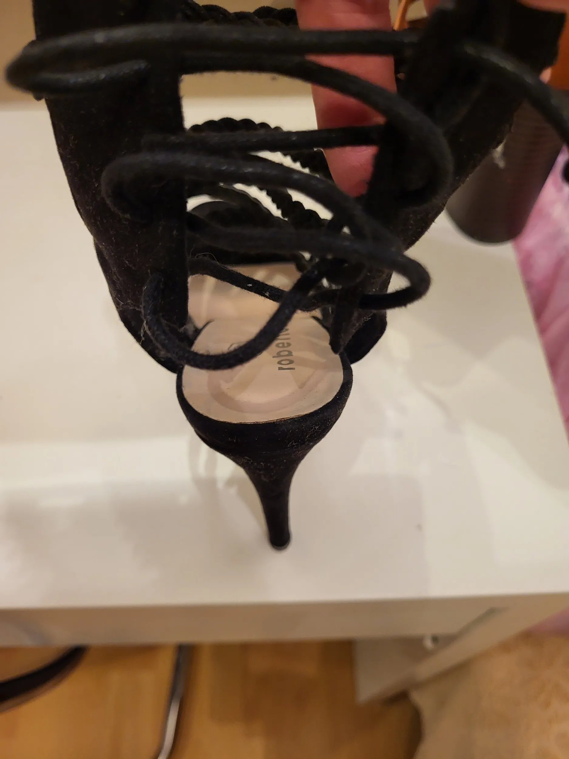 nove crne sandale roberto - slika 4