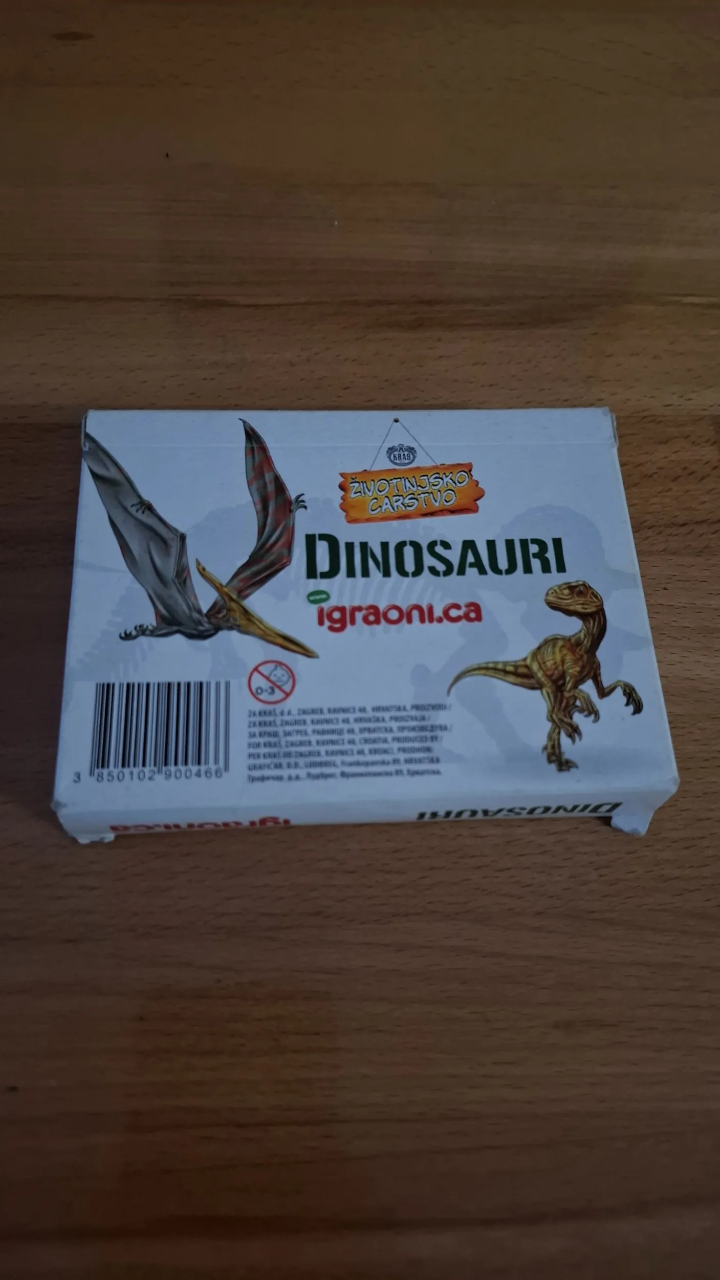 dinosauri životinjsko carstvo karte - slika 1