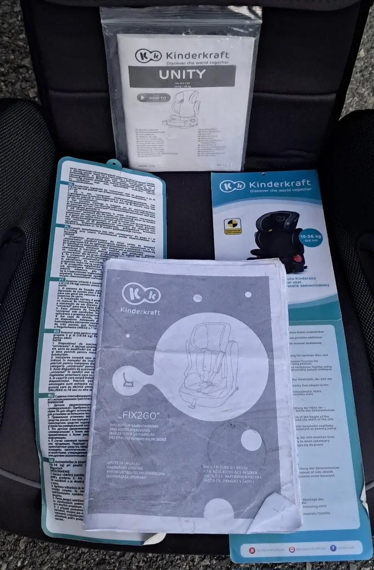 autosjedalica kinderkraft unity isofix 15-36 kg (100-150 cm), crna; zg - slika 7
