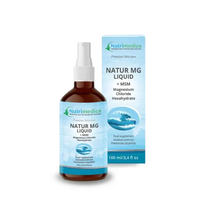NATUR MG LIQUID tekući magnezij klorid + MSM 100 ml - Zagreb