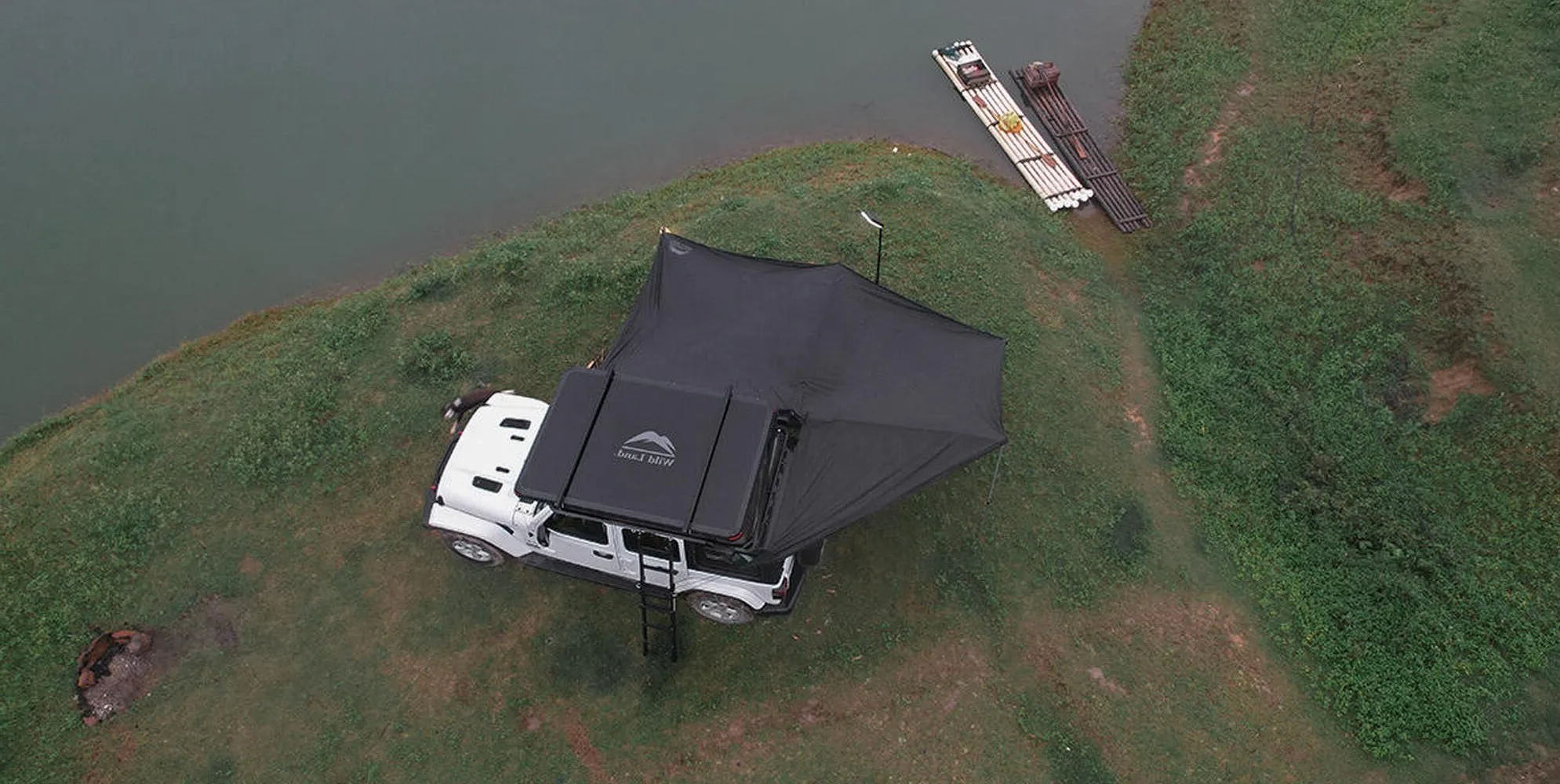 wildland univerzalna tenda 270° - desna strana - slika 3