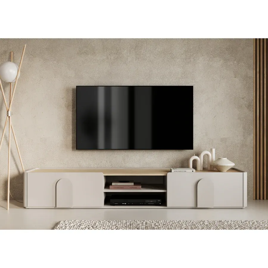 tv komoda amilio 220 cm, materijal: mdf - slika 4