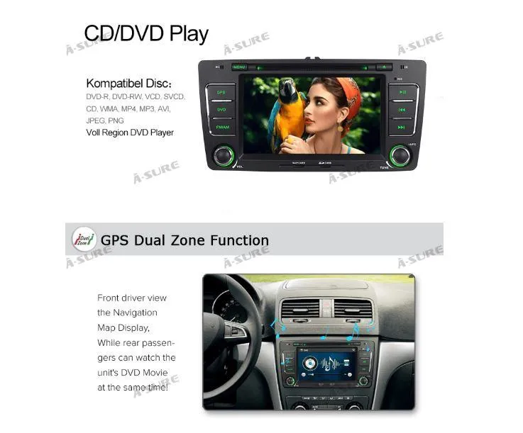 škoda octavia 2din radio original navigacija multimedija - slika 14
