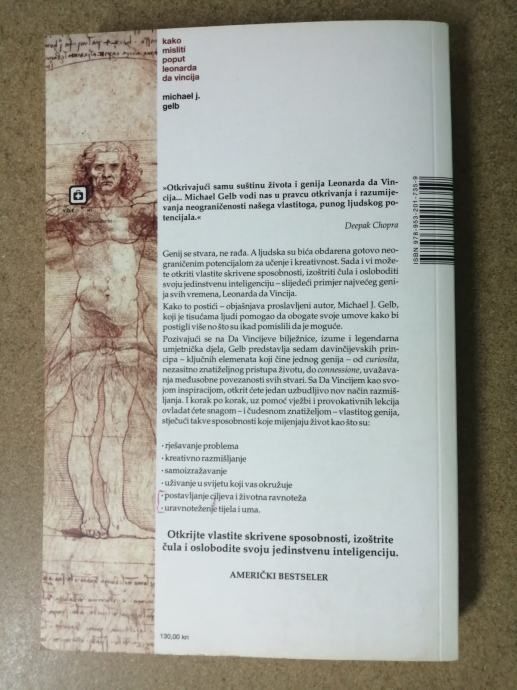 michael j. gelb – kako misliti poput leonarda da vincija (b60) - slika 5