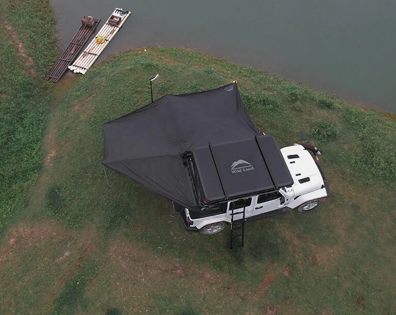 wildland univerzalna tenda 270° - lijeva strana - slika 3