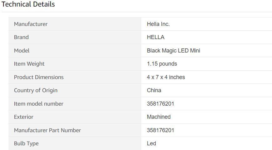 led reflektor hella bar 6,2" flood/spot mini - slika 7